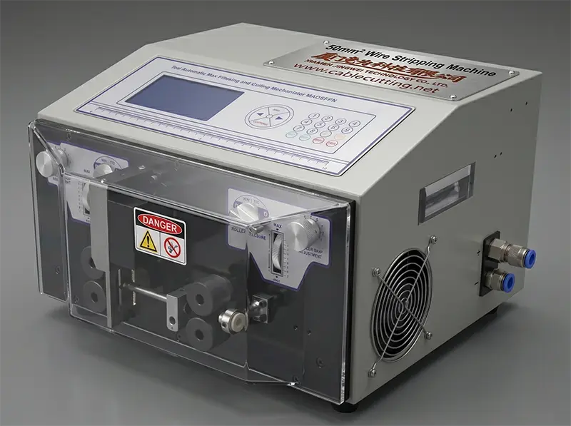 고성능 와이어 스트리핑 머신 WPM-MAX2-50 (50mm²) | JINGWEI