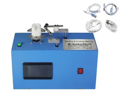 USB 데이터 케이블 자동 와인딩 포장기 WPM-2024B