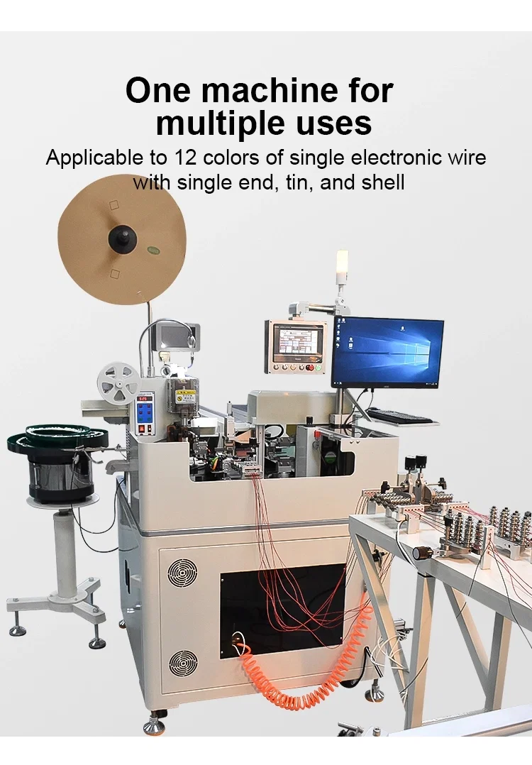 multiple wires penetrate plastic plugs shell, wire stripping position terminal crimping tinning machine, View Plastic shell inserting machine 여러 개의 전선이 플라스틱 플러그 쉘, 와이어 스트리핑 위치 단자 압착 주석 도금 기계, 플라스틱 쉘 삽입 기계 보기