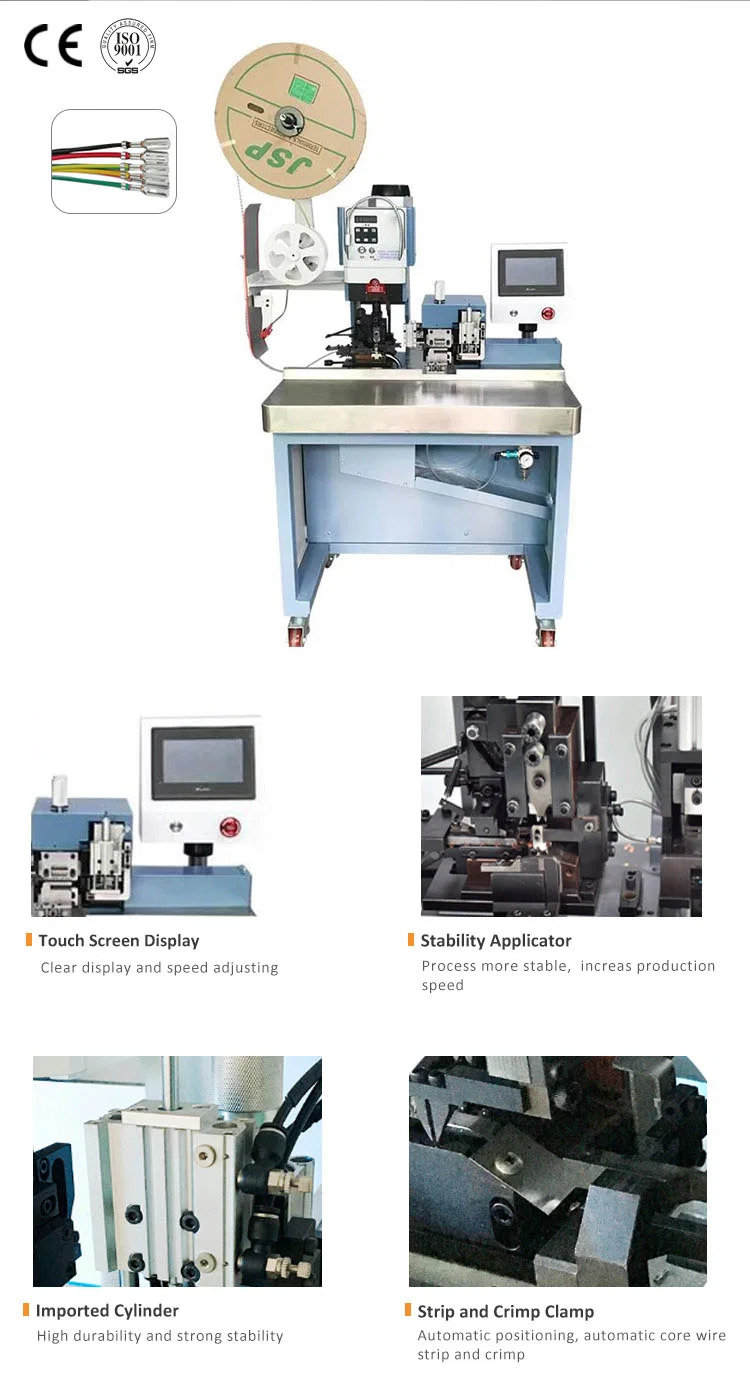 Wire Stripping Crimping Terminal, Crimping Terminal Machine, Cable Strip And Crimp Equipment, Multi-core Cablestripping Crimping Machine, Cable Inner Wires Stripping Crimping Machine, Inner Wires Stripping Crimping Machine 와이어 스트리핑 압착 단자, 압착 단자 기계, 케이블 스트립 및 압착 장비, 멀티 코어 케이블 스트리핑 압착 기계, 케이블 내부 와이어 스트리핑 압착 기계, 내부 와이어 스트리핑 압착 기계
