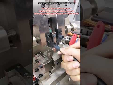 Ultrasonic Cable Connector Wire Terminal Welding Machine