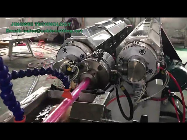 컬러 고무밴드 생산 기계 | 플라스틱 고무줄 제조기 | 공장 자동화 장비