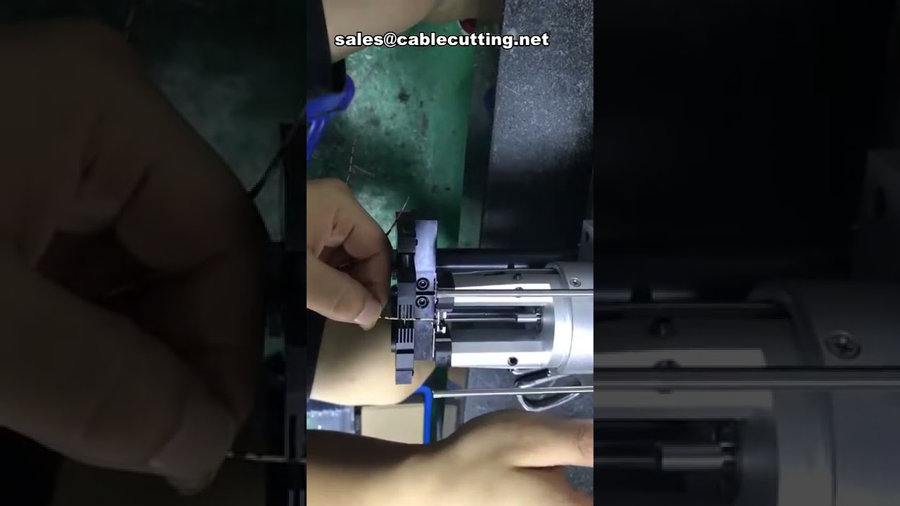 동축 케이블 피복 벗김 자동화 기계 | 고정밀 와이어 가공 솔루션