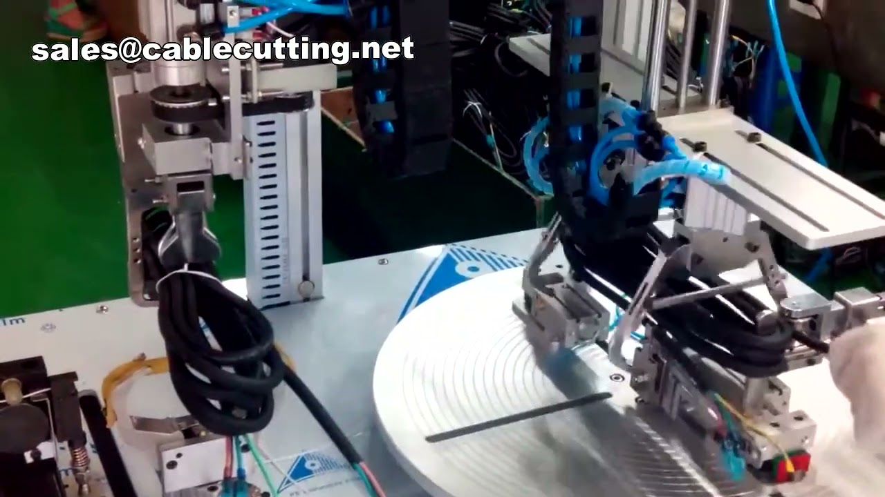 Automated Cable and Wire Winding Tying Machine