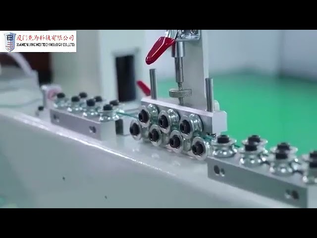 케이블 절단, 피복 제거, PCB 탭 터미널 압착기 | 자동 와이어 압착 장비