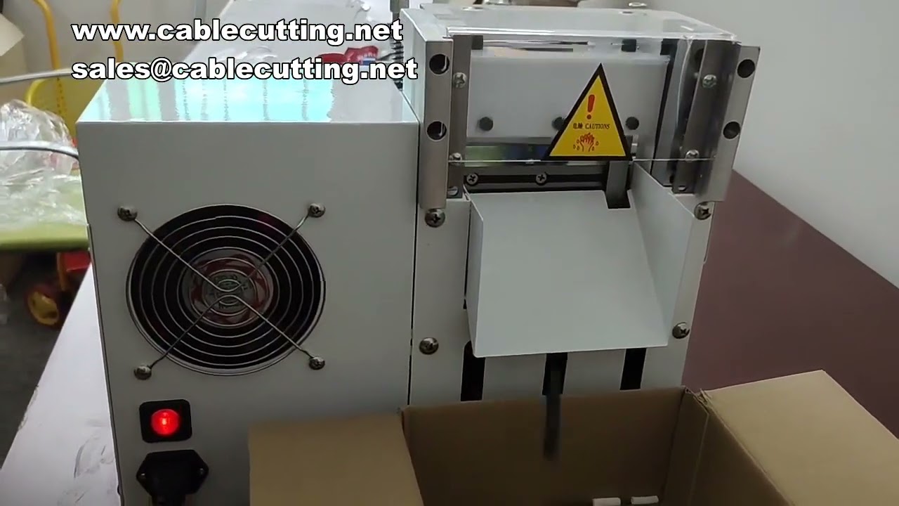 Heat Shrink Tube Cutting Machine, PVC Insulated Tube & Yellow Wax Glass Fiber Tube Cutter