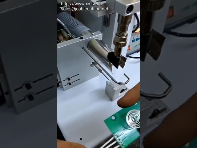 양면 PCB 와이어 반자동 납땜기 | 효율적인 생산 자동화 솔루션