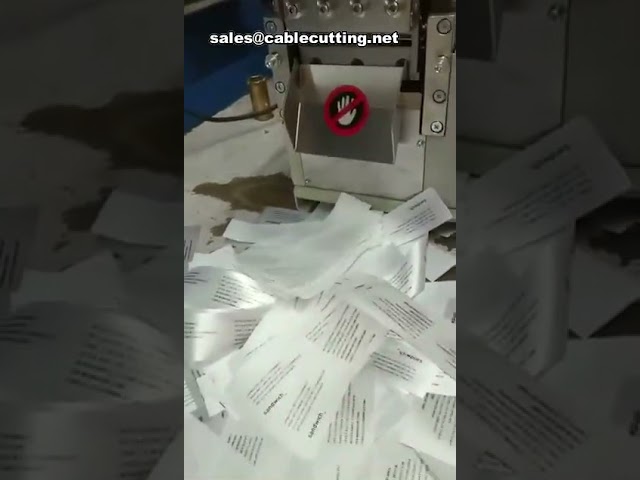 웨이브 라벨 재단 및 가장자리 밀봉 기계 | 고효율 자동화 장비