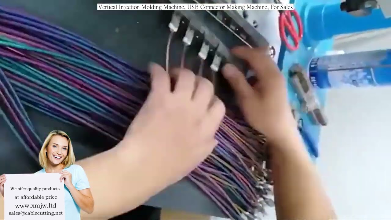 Vertical Injection Molding Machine for USB Connector Manufacturing