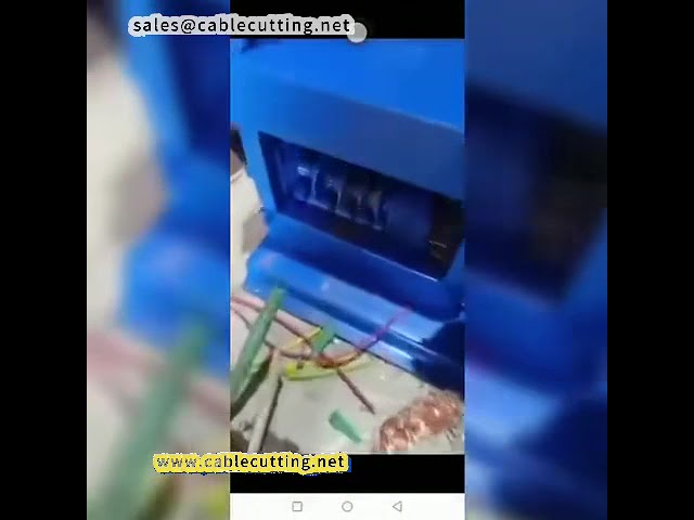 고효율 자동 폐동선 피복 벗기기 기계 | 구리 재활용 장비