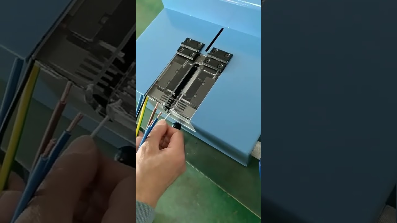 Desktop Pneumatic Inductive Cable Stripping Machine 10-m-2 Adjustable Knife-Free High Accuracy Peeler