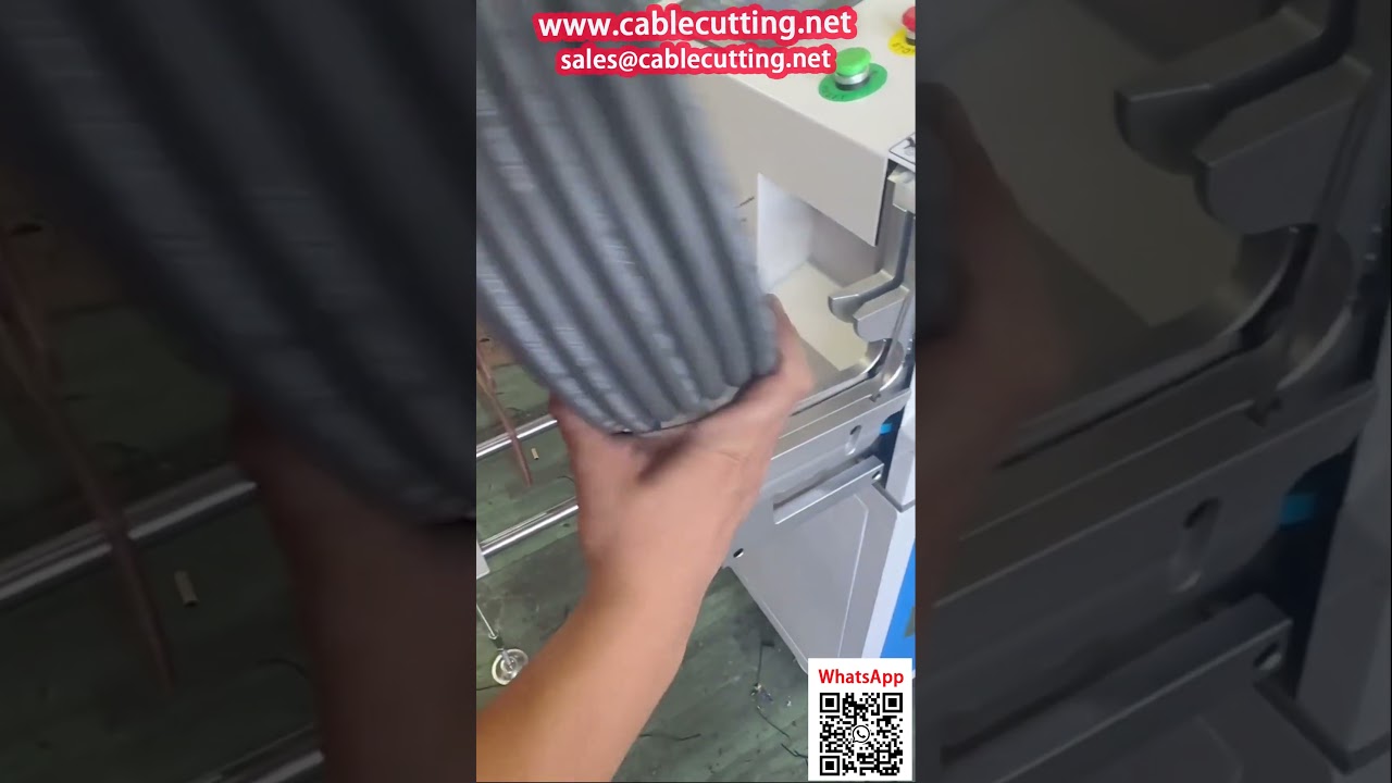 고압 세척기 호스 자동 계수·절단·권취기