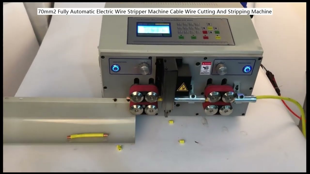 Fully Automatic Electric Wire Stripper Machine for 70mm² Cable - Cutting and Stripping Machine