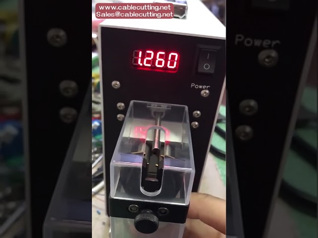 자동 전기 공압 와이어 스트리핑 머신 | 0.03~4mm 전선 피복 벗기기 및 절단기
