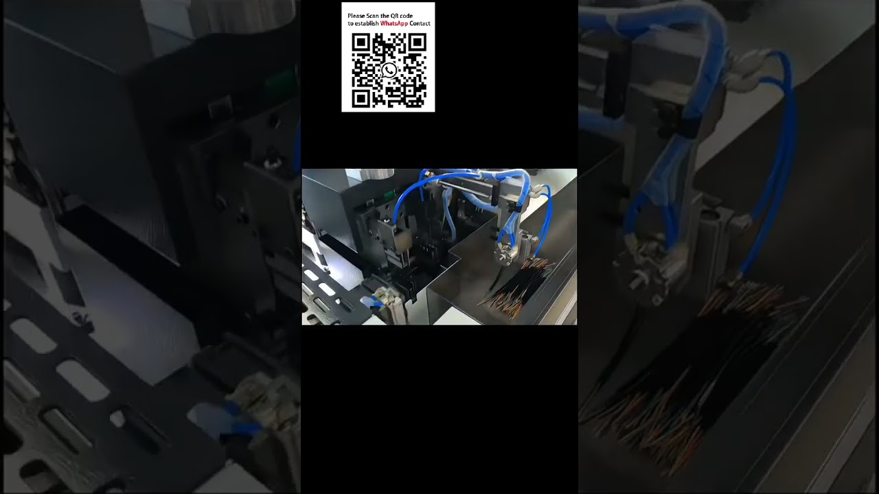자동 피복 케이블 압착 및 주석 도금기 (압력 모니터링 옵션 포함)