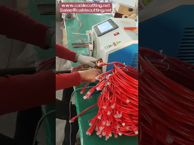 Touch Screen Cable Winding and Tying Machine for Figure-8 and Round Shapes