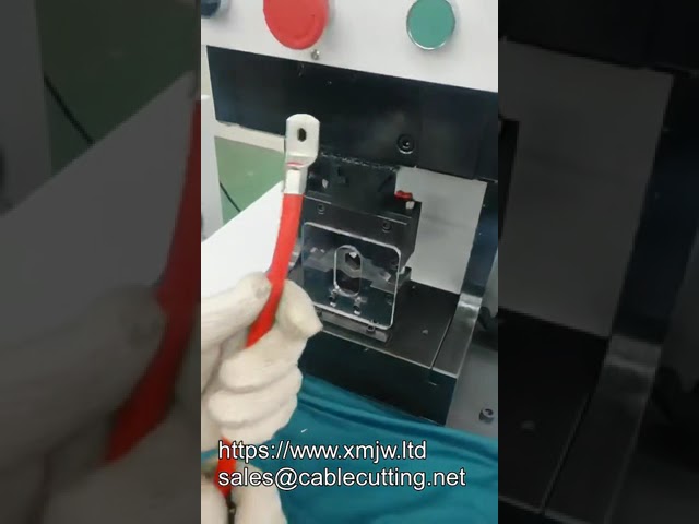 Hexagon Mold Crimping Cable Machine | Tube Terminal Lugs Crimp Machine | Servo Control Terminal Crimping