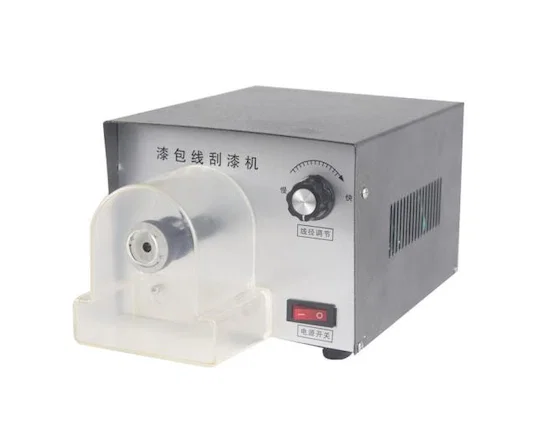 에나멜 구리선 페인트 제거기 WPM-550 - 반자동 와이어 브러시 머신