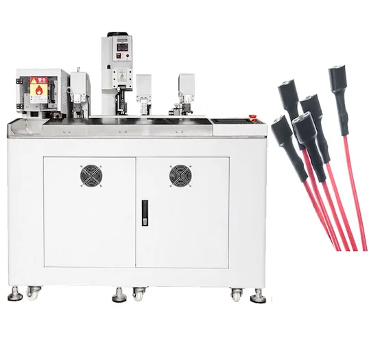 열수축 튜브 삽입 연선 주석 도금 압착기