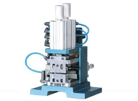 수직 공압 와이어 탈피기 WPM-4F - 반자동 와이어 브러시 머신