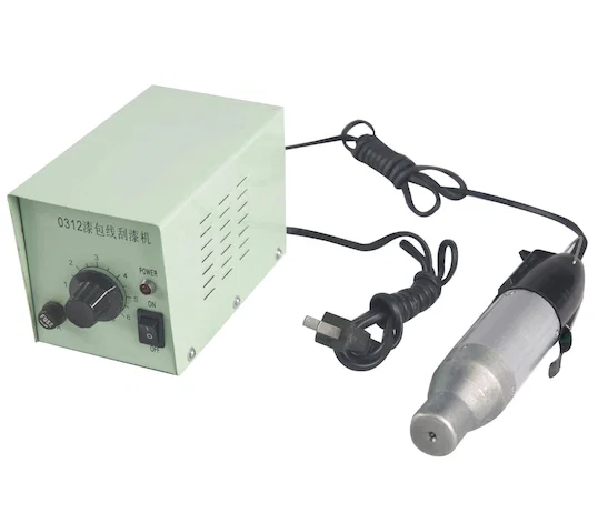 휴대용 구리선 탈피기 WPM-0312 - 반자동 와이어 브러시 머신