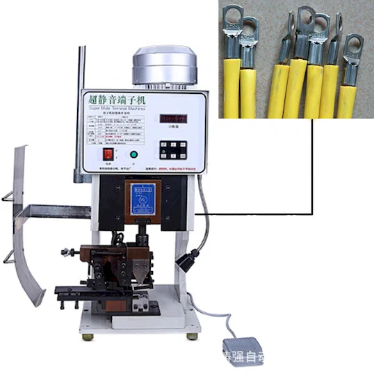 반자동 무소음 단자 압착기 WPM-3000S - 반자동 압착기